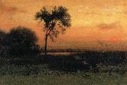 George Inness Sunrise Spain oil painting artist